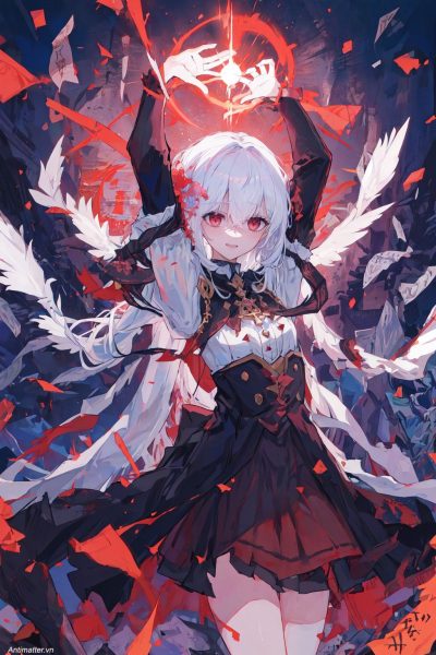 Hình ảnh anime ác quỷ mắt đỏ