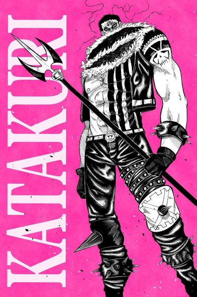 Hình ảnh Katakuri đen trắng