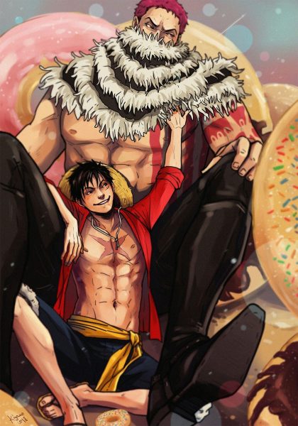 Hình ảnh Katakuri và Luffy