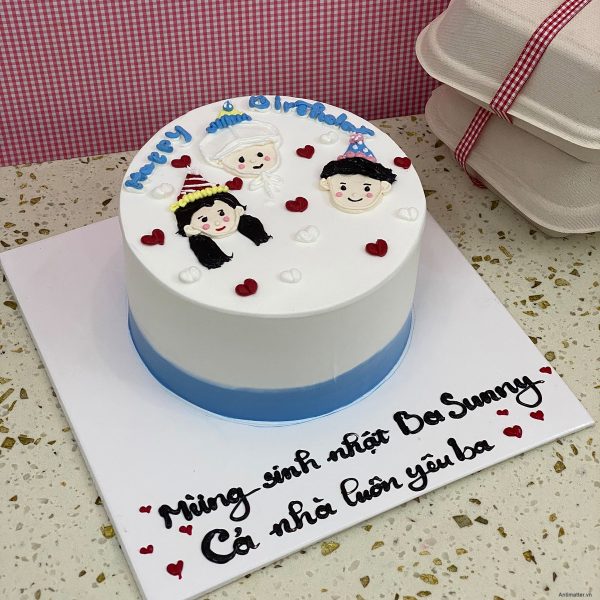 Mẫu bánh sinh nhật ba đẹp nhất