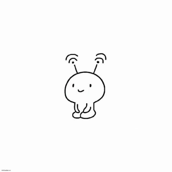 Hình ảnh avatar trắng cute dễ thương