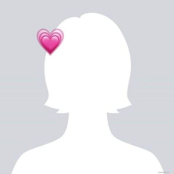 Hình ảnh avatar trắng sáng tạo