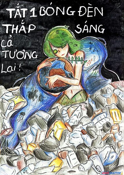 Tranh vẽ bảo vệ môi trường đẹp, đơn giản,,độc đáo nhất của học sinh