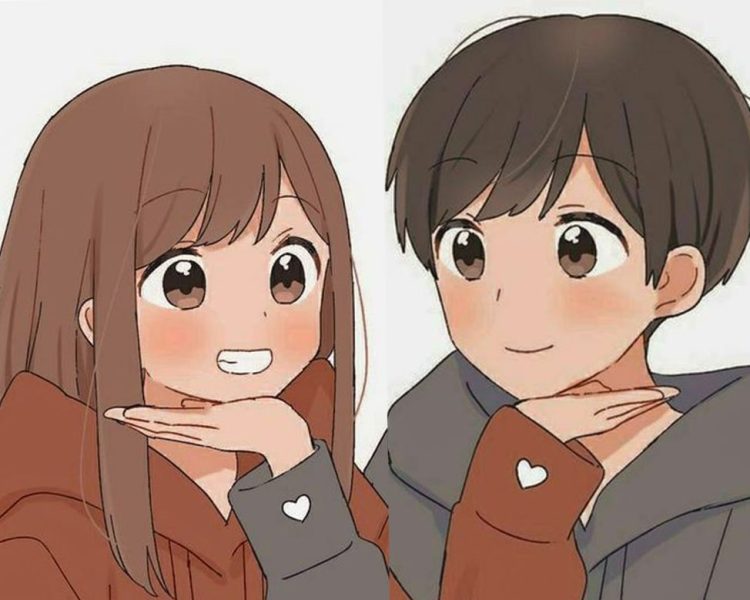 ảnh avatar đôi bff đôi đu trend kê mặt