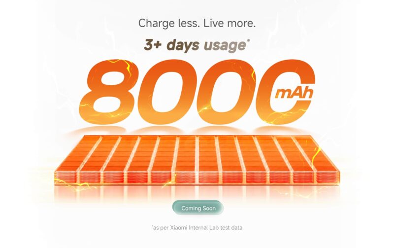 Đồ họa pin Redmi Note 17 5G trên kênh Xiaomi Ấn Độ